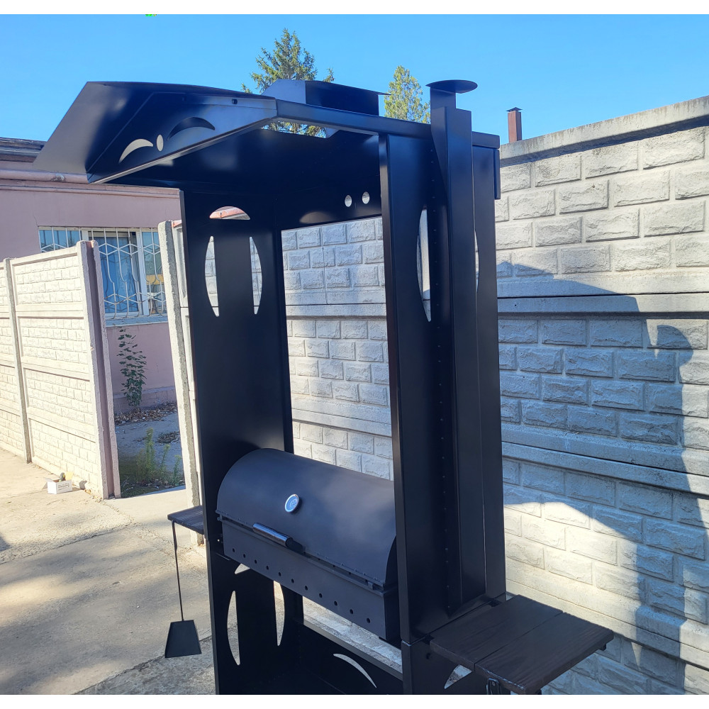 Мангал з кришою Vulkan Roof Eco 80 см 4 мм