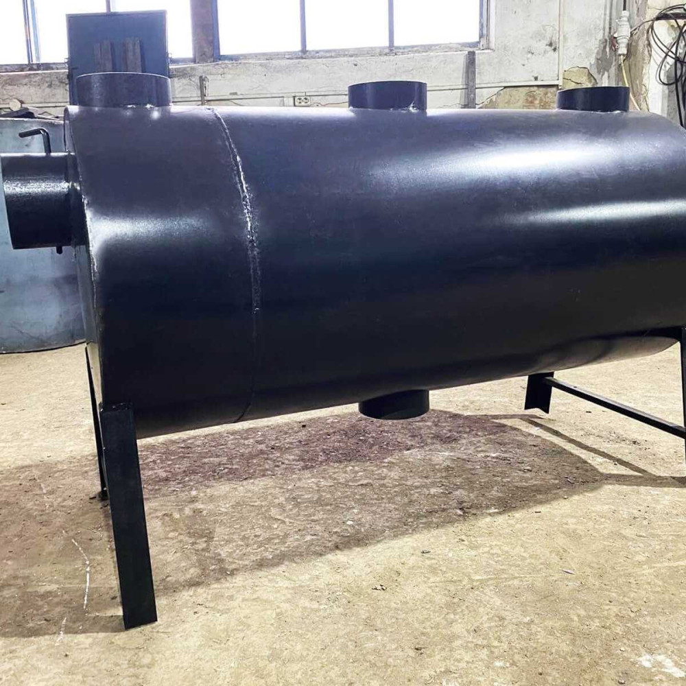 Піч буржуйка POLTAVKA Turbo 1000 м3. 5мм. З обдуванням