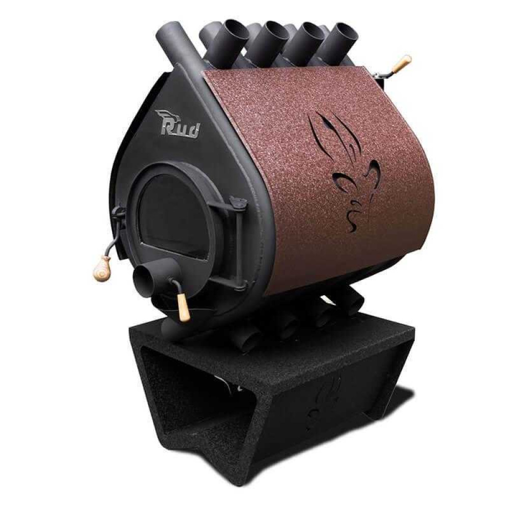 Печь Rud Pyrotron Кантри тип П-02 со стеклом и обшивкой