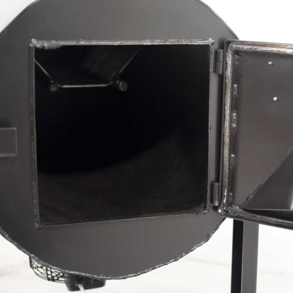 Піч буржуйка Брест 350 м3. 7мм. З вбудованим вентилятором