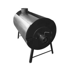 Буржуйка з балона Poltavka 150 м3 з обдуванням. 3,5 мм