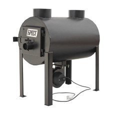 Піч буржуйка Брест 203 Плюс з вентилятором. 5 мм