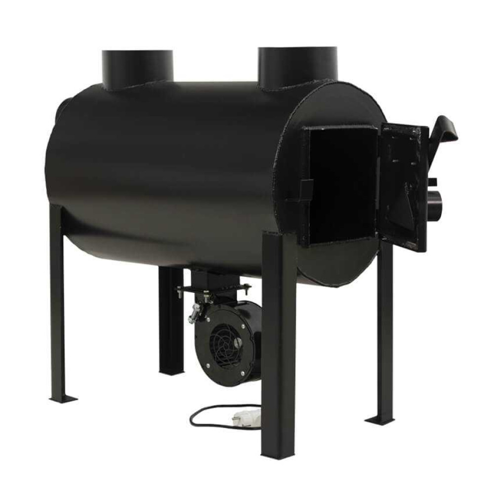 Піч буржуйка Брест 203 Плюс з вентилятором. 5 мм