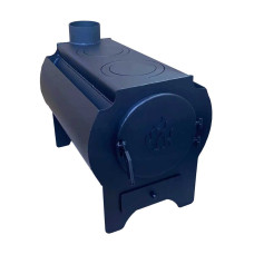 Піч буржуйка UKREVRO "Кабанчик XL" 8 кВт з двома конфорками