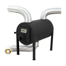 Буржуйка Брест 350 м3 із вертикальними патрубками. 7 мм