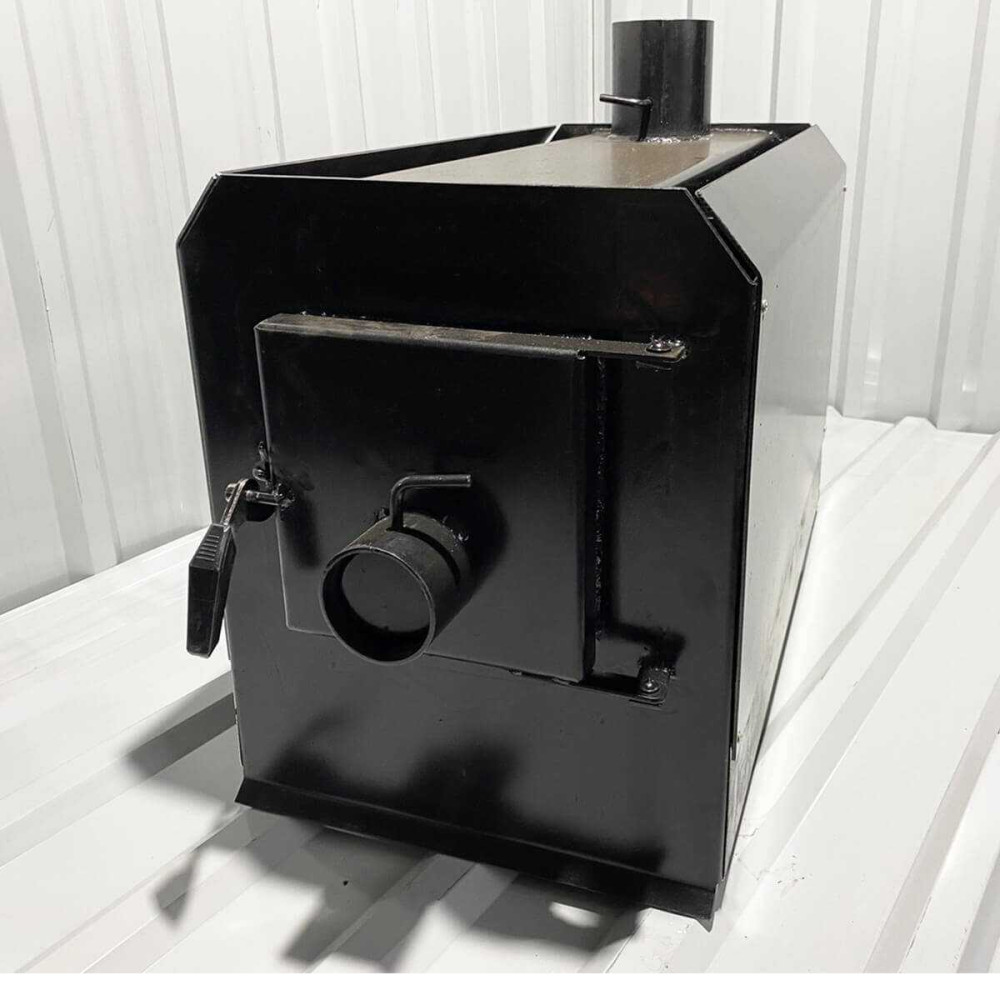 Піч булер'ян Poltavka Turbo Plita 200 м3 з варильною поверхнею та обдуванням