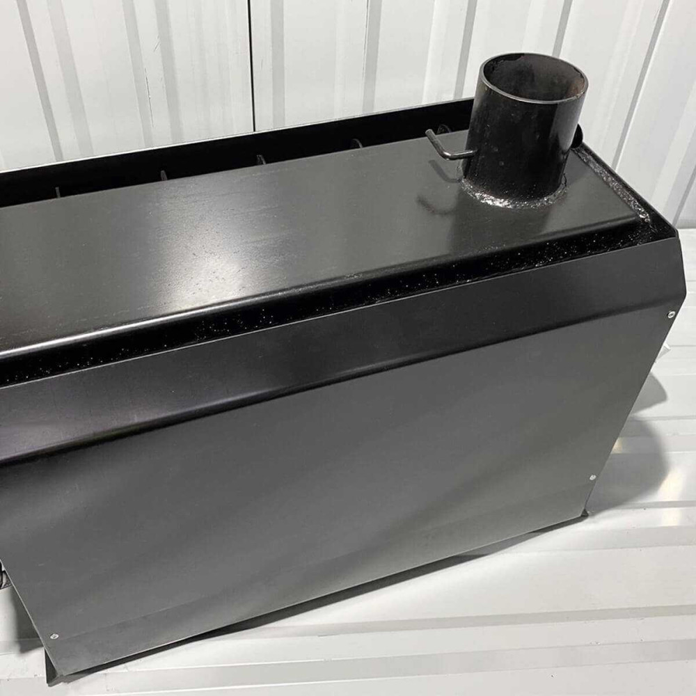 Піч булер'ян Poltavka Turbo Plita 200 м3 з варильною поверхнею та обдуванням