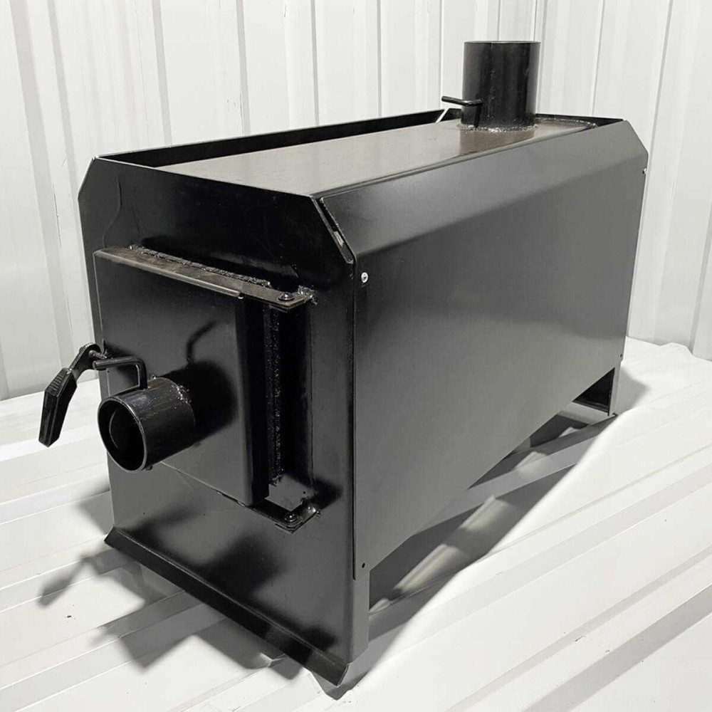 Піч булер'ян Poltavka Turbo Plita 200 м3 з варильною поверхнею та обдуванням