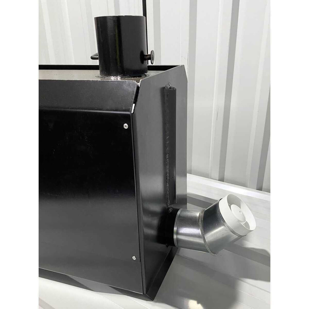 Піч булер'ян Poltavka Turbo Plita 200 м3 з варильною поверхнею та обдуванням