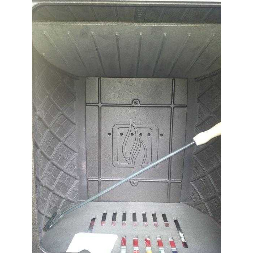Печь камин чугунная Plamen Aria 10 kwt на ножке