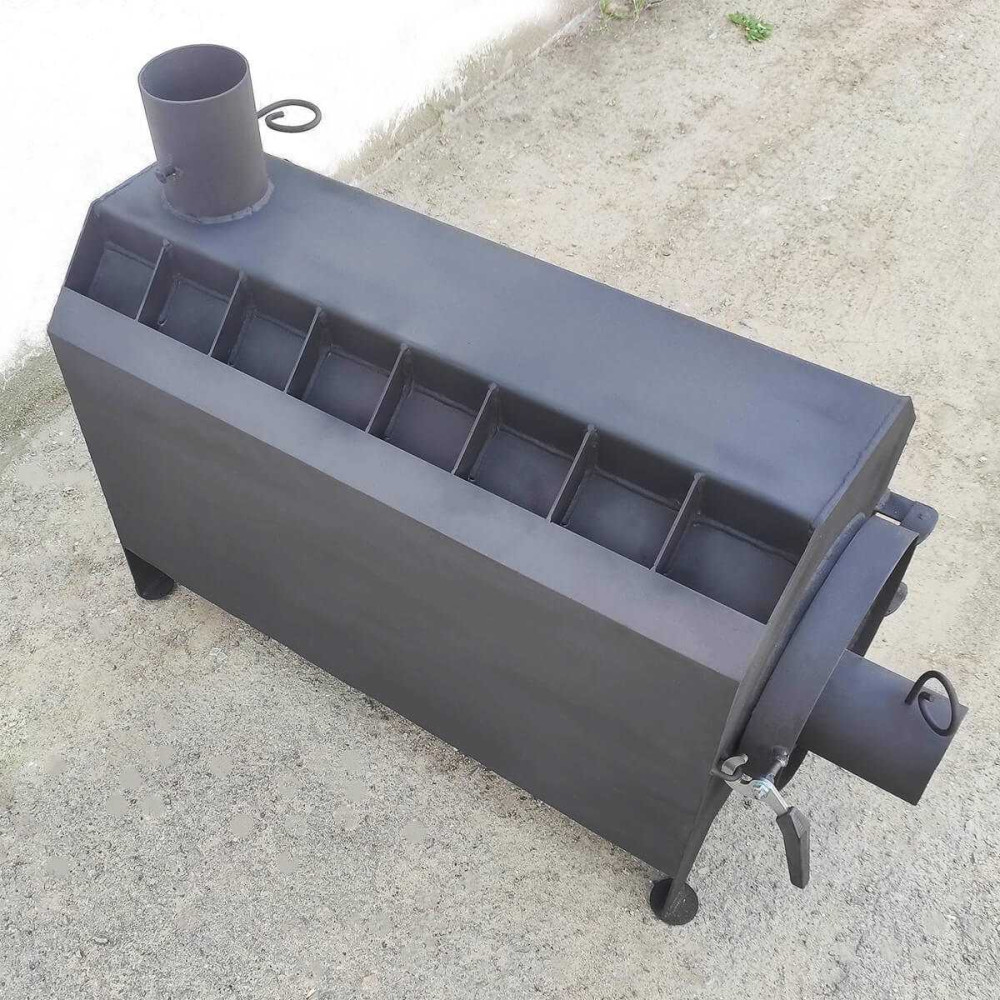 Піч буржуйка Vulkan Topka 200 м3 з варильною поверхнею