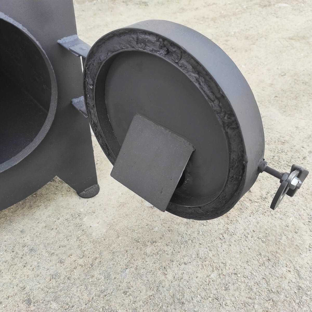 Піч буржуйка Vulkan Topka 200 м3 з варильною поверхнею