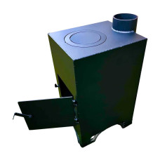 Буржуйка UKREVRO "Бюджет" 5 кВт з варильною поверхнею