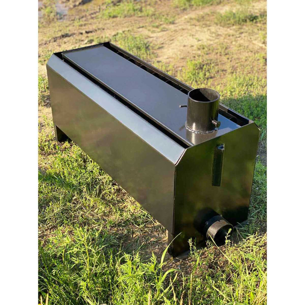 Піч булер'ян Poltavka Turbo Plita 300 м3 з варильною поверхнею