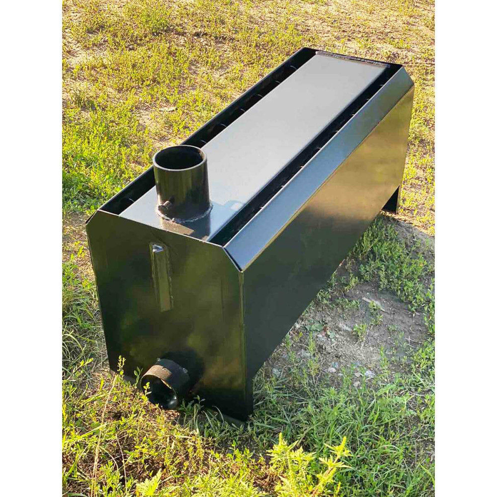 Піч булер'ян Poltavka Turbo Plita 300 м3 з варильною поверхнею