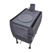 Піч буржуйка Vulkan Burenka 135 м3 з конфоркою