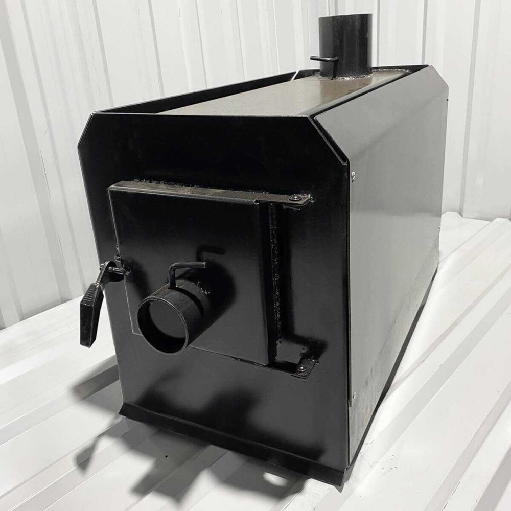 Піч буржуйка Poltavka Turbo Plita 150 м3 з варильною поверхнею