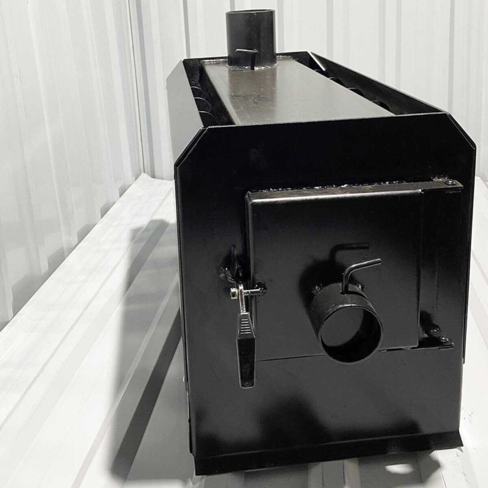 Піч буржуйка Poltavka Turbo Plita 150 м3 з варильною поверхнею