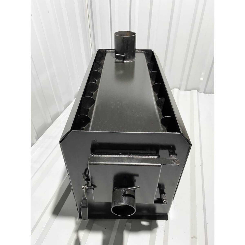 Піч буржуйка Poltavka Turbo Plita 150 м3 з варильною поверхнею