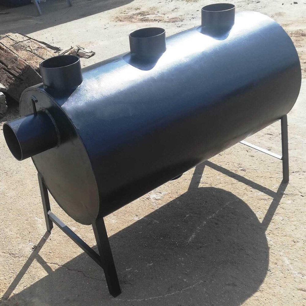 Піч буржуйка POLTAVKA Turbo 650 м3. 5мм. З обдуванням