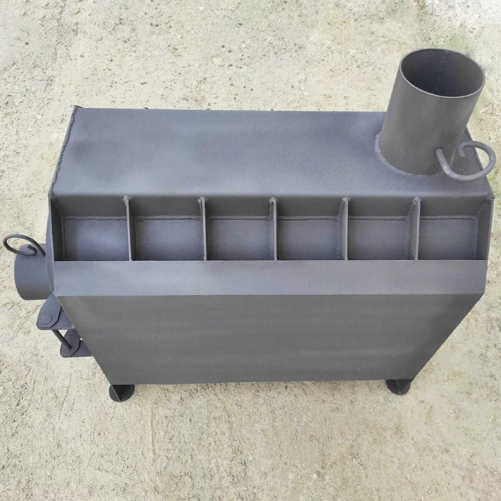 Піч буржуйка Vulkan Topka 160 м3 4 мм з варильною поверхнею