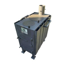 Буржуйка Vogni "Model XL" 175 м3 4 мм з двома варочними поверхнями