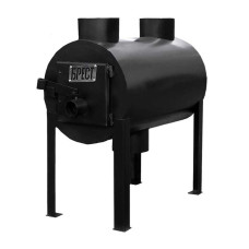 Буржуйка Брест 203 до 80 м2. 5мм. З вертикальними патрубками