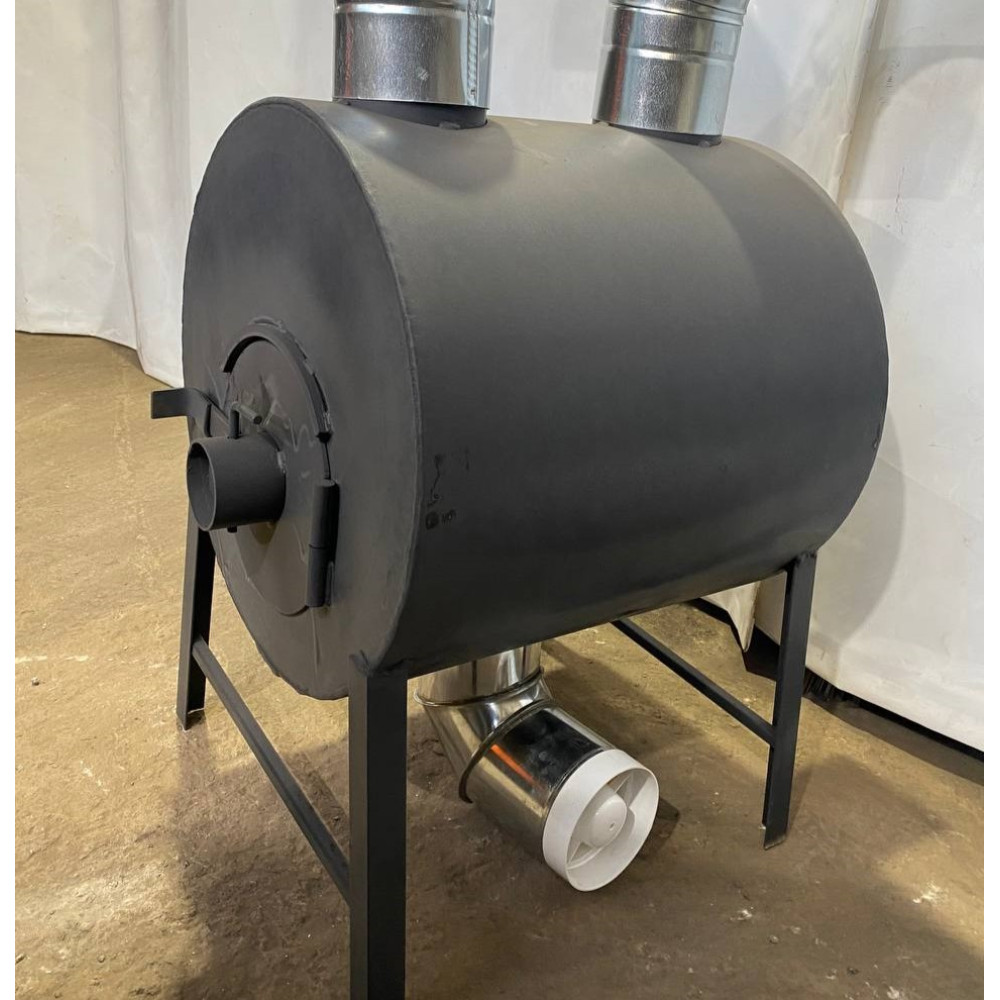 Піч буржуйка POLTAVKA Turbo 200 м3.