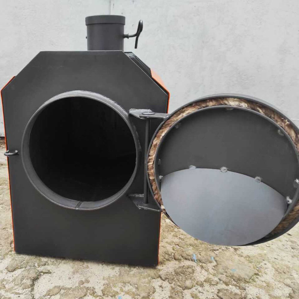 Піч булер'ян КОТ 150 м3 з плитою та примусовою конвекцією