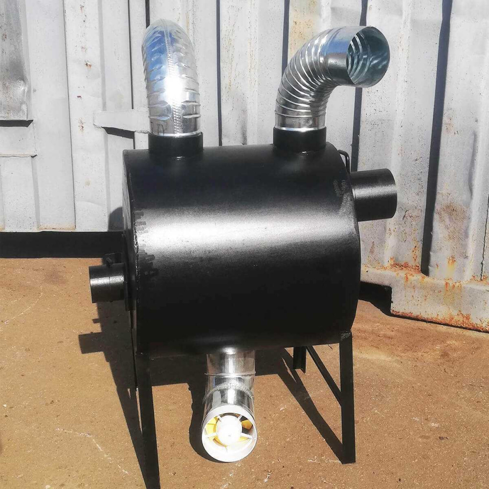 Піч буржуйка POLTAVKA Turbo 200 м3.