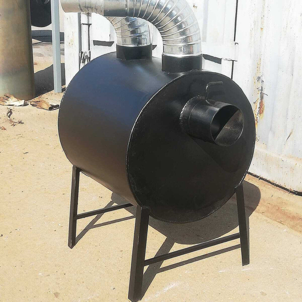 Піч буржуйка POLTAVKA Turbo 200 м3.