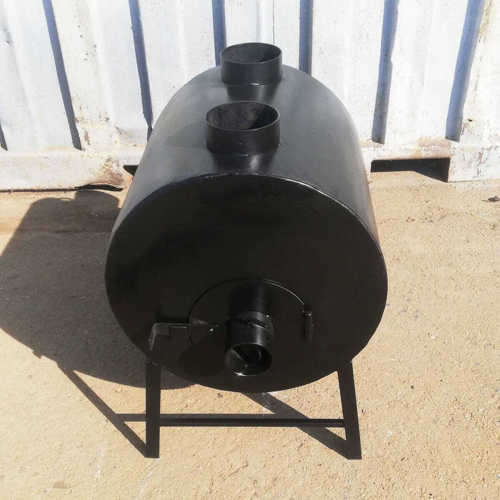 Піч буржуйка POLTAVKA Turbo 200 м3.