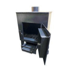 Буржуйка Poltavka Malysh 75 м3. 6мм. З плитою