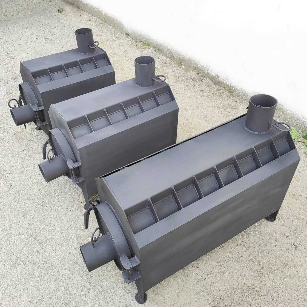 Піч буржуйка Vulkan Topka 120 м3 4 мм з варильною поверхнею