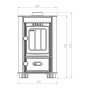 Печь камин Duval EM-5127BL (BLACK EDITION)