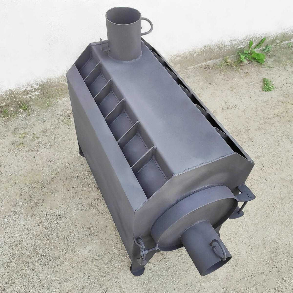 Піч буржуйка Vulkan Topka 160 м3 з варильною поверхнею