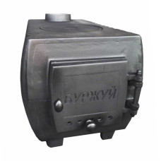 Чавунна піч Буржуй з плитою