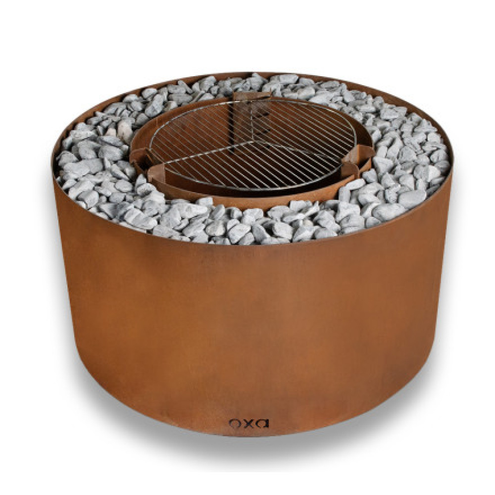 Чаша-гриль очаг OXA Round из CorTen