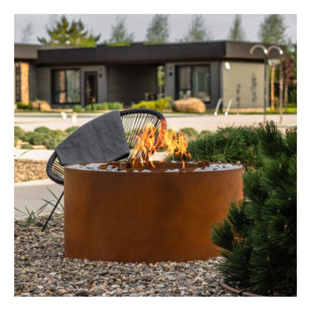 Чаша-гриль очаг OXA Round из CorTen