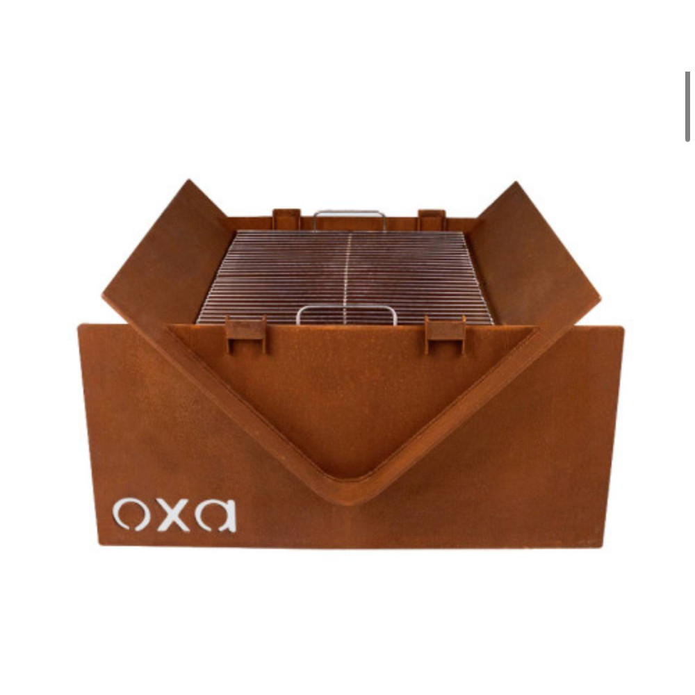 Чаша-гриль вогнище «OXA Corner» від Daddy Smoke із CorTen