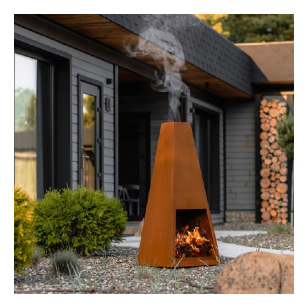 Кострова чаша-вогнище OXA Taper з CorTen