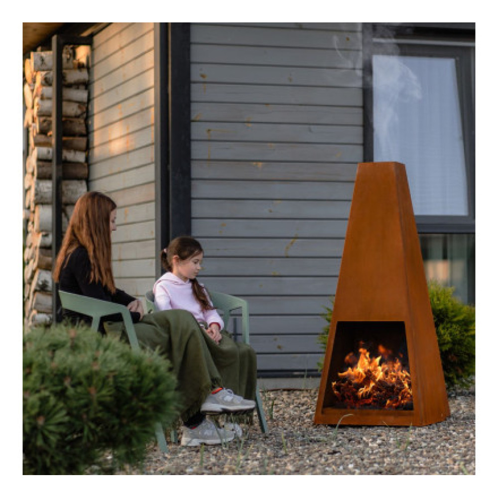 Кострова чаша-вогнище OXA Taper з CorTen