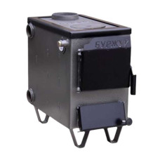 Котел твердопаливний Буржуй КП-10 з плитою, 4 мм