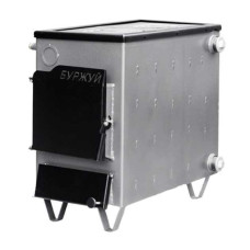 Котел-плита Буржуй КП-18 із заднім розташуванням димоходу.