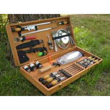 Набір для шашлику GR GOLD 36 в дерев'яному кейсі