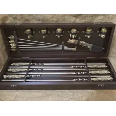 Ексклюзивний подарунковий набір шампурів PREMIUM SUPER