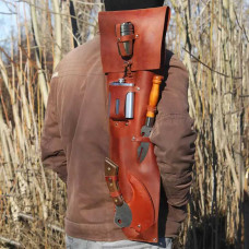 Подарунковий набір шампурів PAN 6 шт. в чохлі з натуральної шкіри.