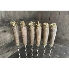 Подарунковий набір шампурів PREMIUM PLUS, ручної роботи