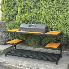 Мангал - барбекю MTLZ "Один" на 12 шампурів 4мм у стилі лофт