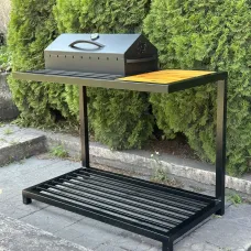 Мангал - барбекю MTLZ "Локи" на 9 шампурів 4мм у стилі лофт